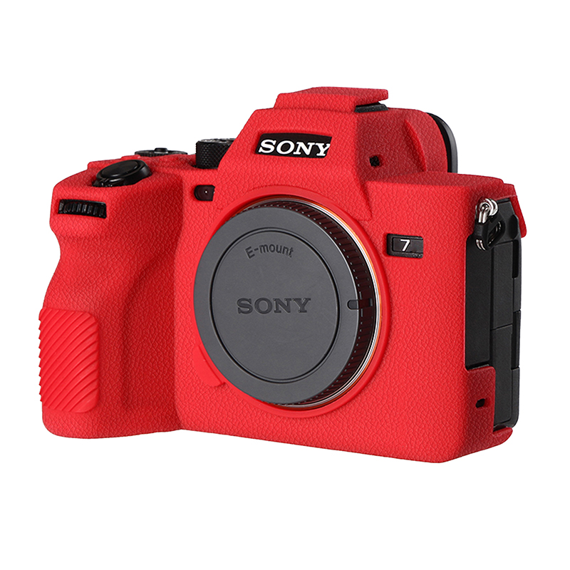 Professional Camera Protective Case, Silicone Camera Case for Sony A7 IV Camera, Anti-Shock with Silicone Protective Skin