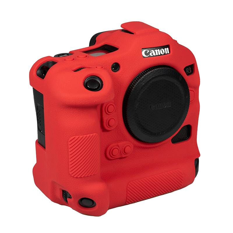 Professional Camera Protective Case Scratch-Resistant Camera Silicone Skin for Canon EOS R3 Camera