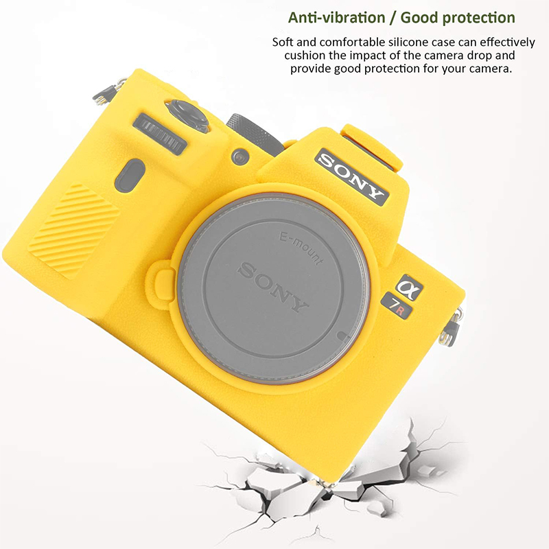 Easyhood Camera Case for Sony Alpha a7III a7 III a7R III a7RIII ILCE-7RM3 a73 a7R3 a7R Mark III Soft Silicone Protective Cover