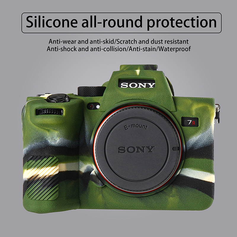 Easy Hood Silicone Camera Case for Sony A7R V Digital Camera, Soft Silicone Protective Body Cover Skin for Sony A7R5 Camera Protector