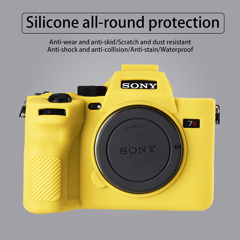 Easy Hood Silicone Camera Case for Sony A7R V Digital Camera, Soft Silicone Protective Body Cover Skin for Sony A7R5 Camera Protector