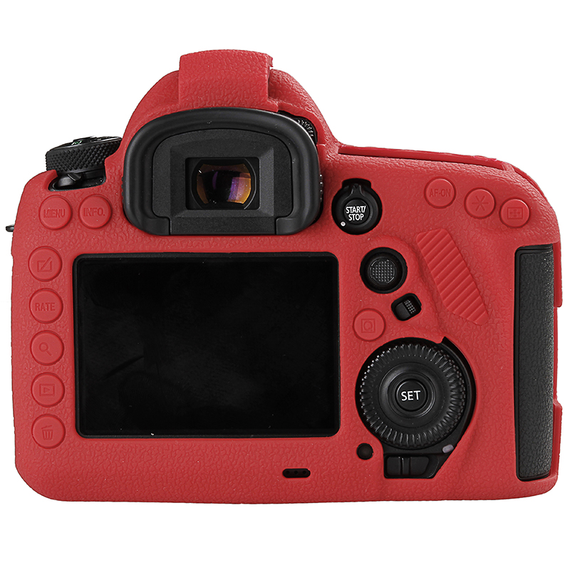 Easy Hood Silicone Camera Case for Canon 5D Mark IV Digital Camera, Soft Silicone Protective Body Cover Skin for Canon 5D4 Digital SLR Camera Protector