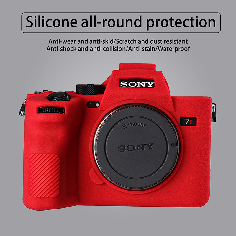 Easy Hood Silicone Camera Case for Sony A7R V Digital Camera, Soft Silicone Protective Body Cover Skin for Sony A7R5 Camera Protector