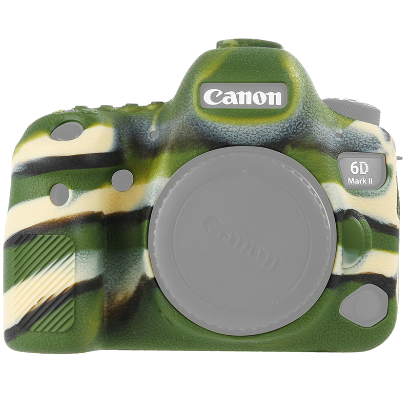 Easy Hood Silicone Camera Case for Canon 6D Mark II DSLR Camera, Soft Silicone Protective Body Cover Skin for Canon 6D Mark II Digital SLR Camera